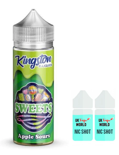 Kingston Sweets Apple Sours 100ml Shortfill - Image 2