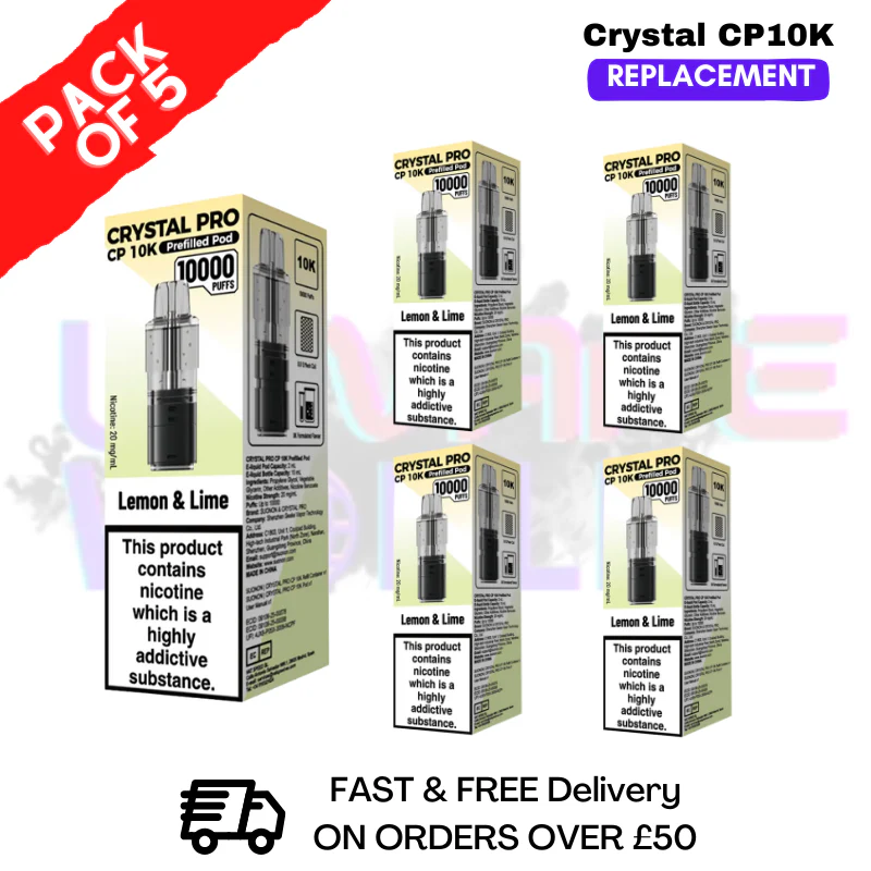 Lemon Lime CP Pro 10K Replacement Pods Box Of 5