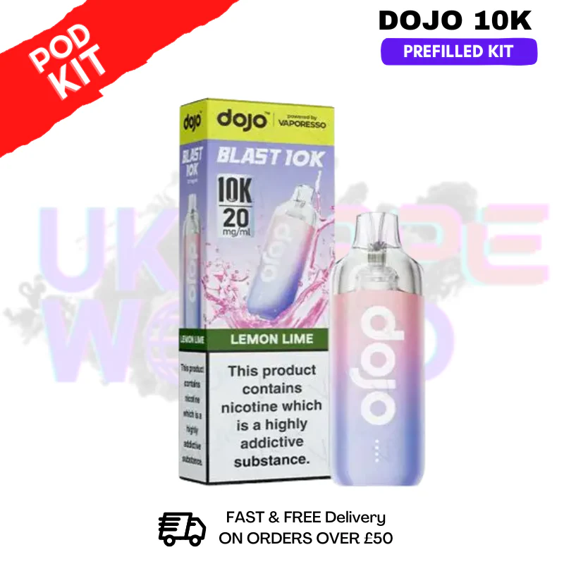 Lemon Lime Dojo Blast 10K Puff Prefilled Kit