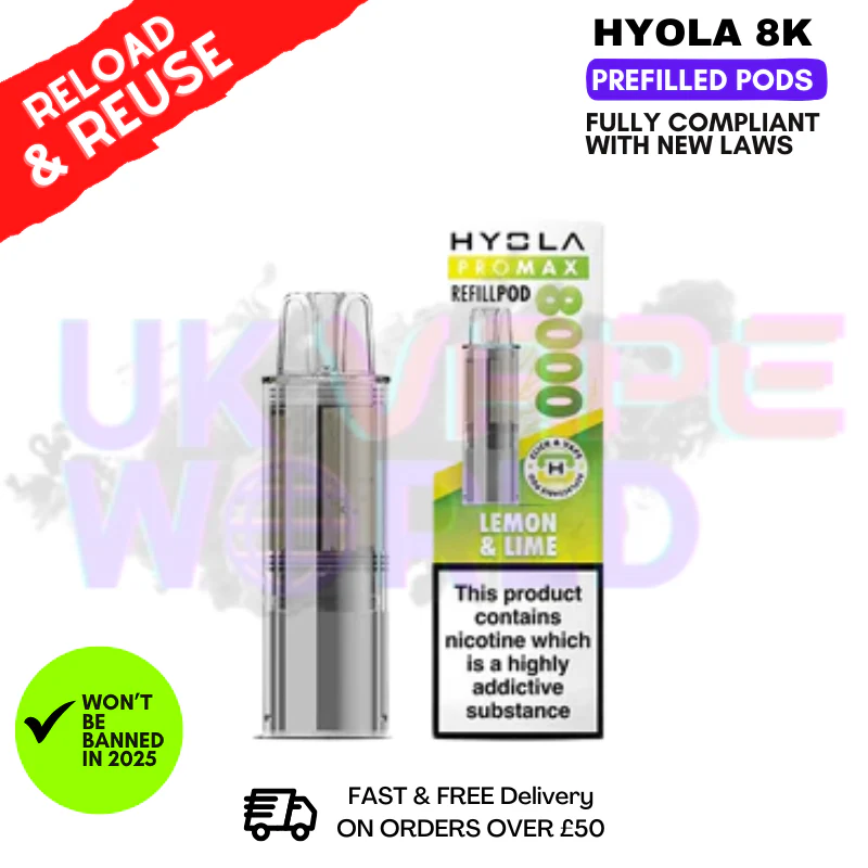 Lemon & Lime Hyola Pro Max 8000 Replacement Pod