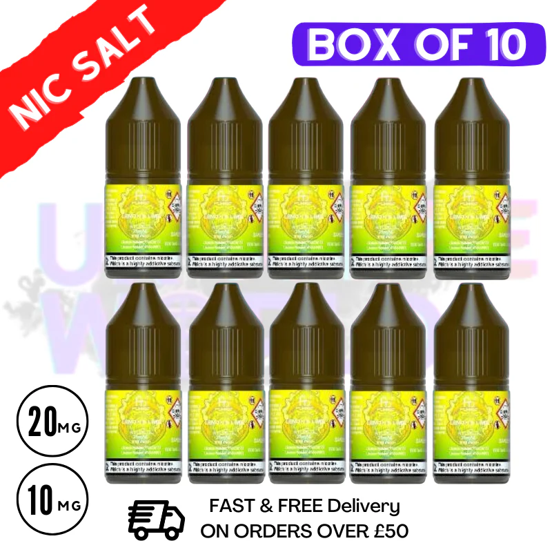 Lemon Lime RandM Tornado 7000 Nic Salt BOX OF 10