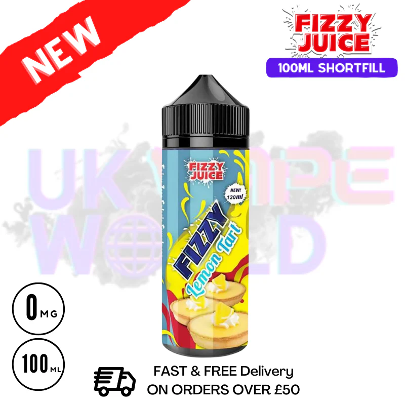 Lemon Tart Fizzy Juice 100ml E-Liquid - £7.89