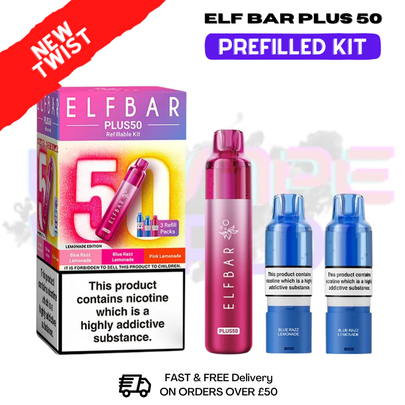 Lemonade Edition Elf Bar 50K Puff Plus Kit