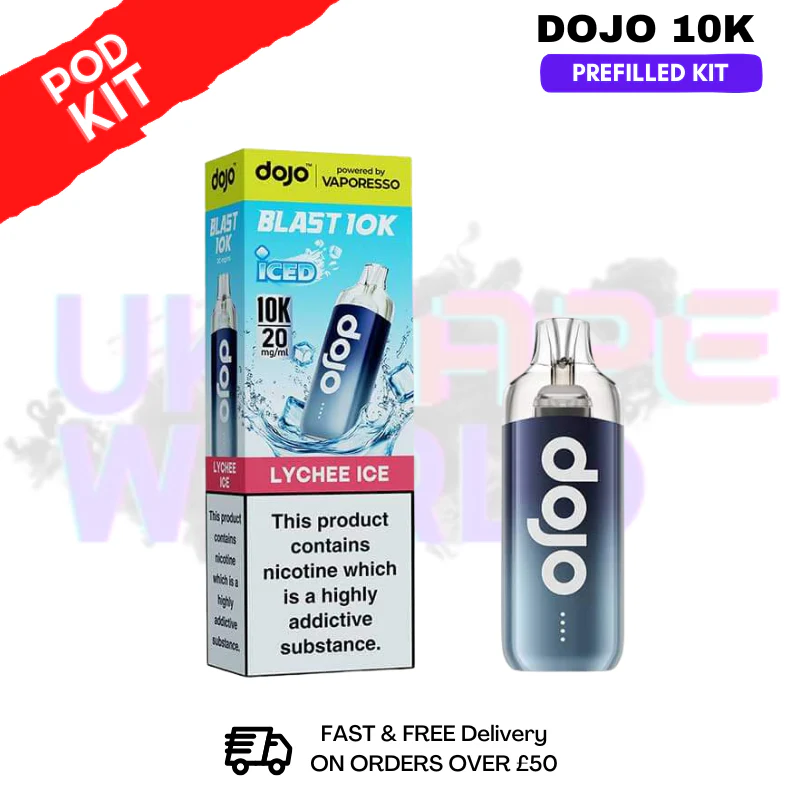 Lychee ICE Dojo Blast 10K Puff Prefilled Kit