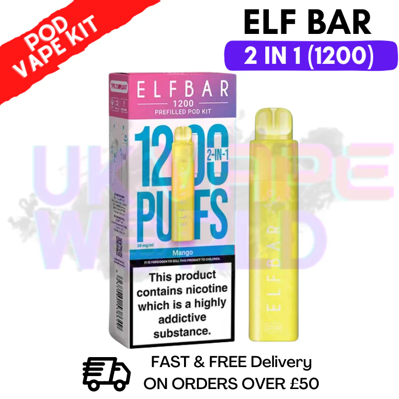 Mango Elf Bar 1200 Puffs Prefilled Pod Kit