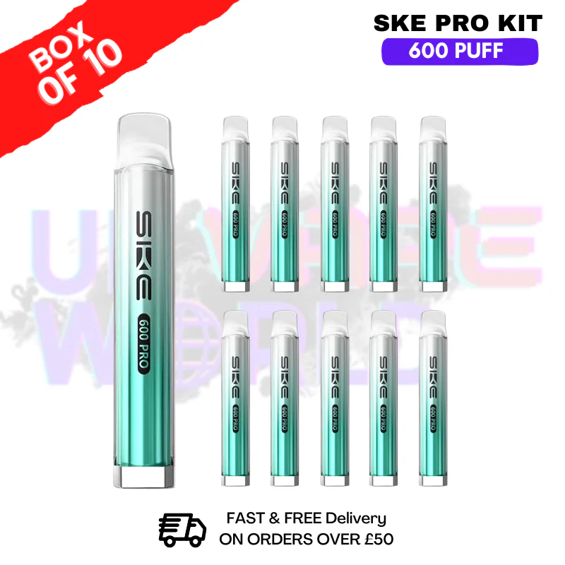 Menthol SKE Crystal PRO 600 Puff Box Of 10