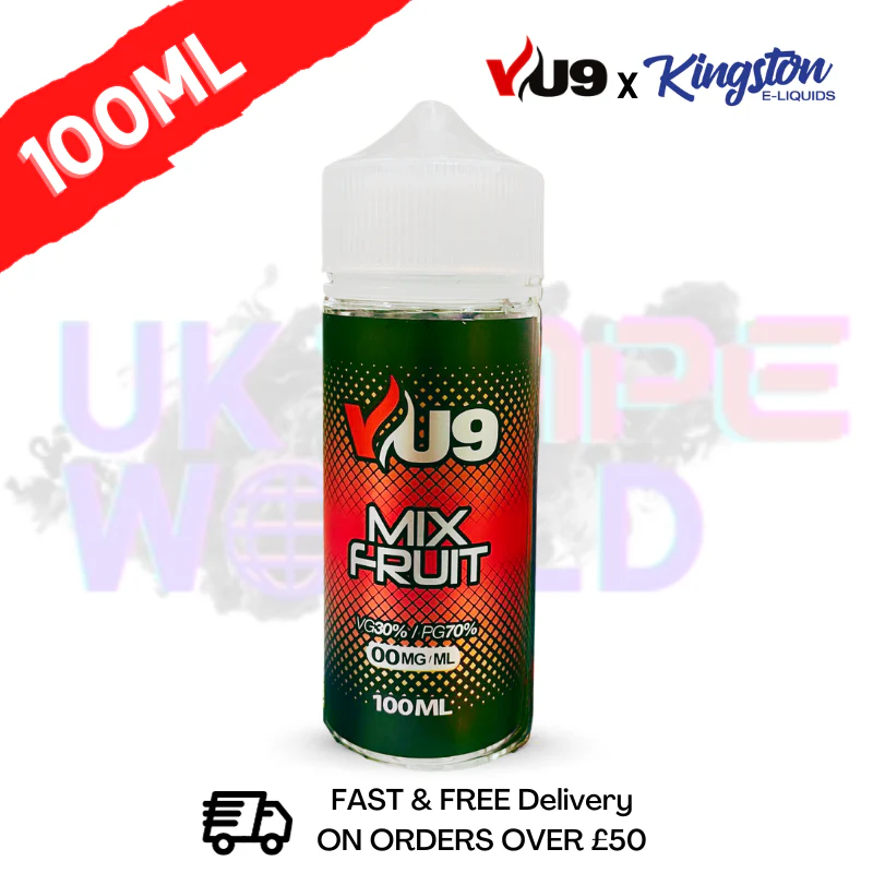 Mix Fruit Shortfill eJuice 100ML Eliquid - VU9 x Kingston