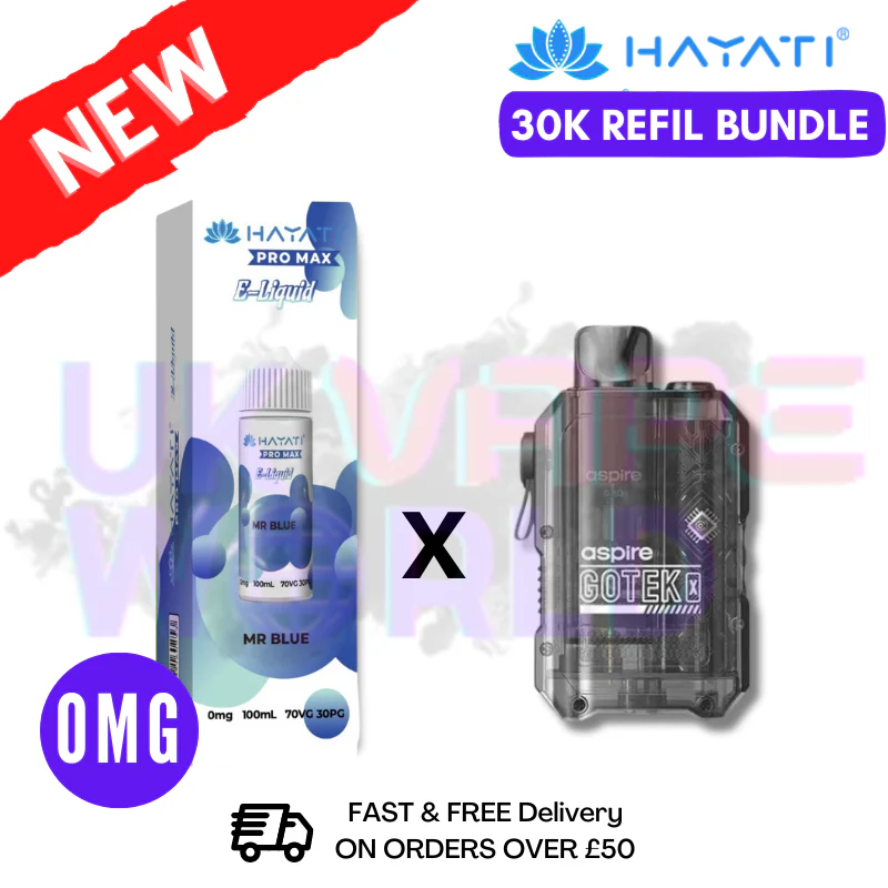 Mr Blue Hayati 30K Puff Zero Nicotine Vape Kit
