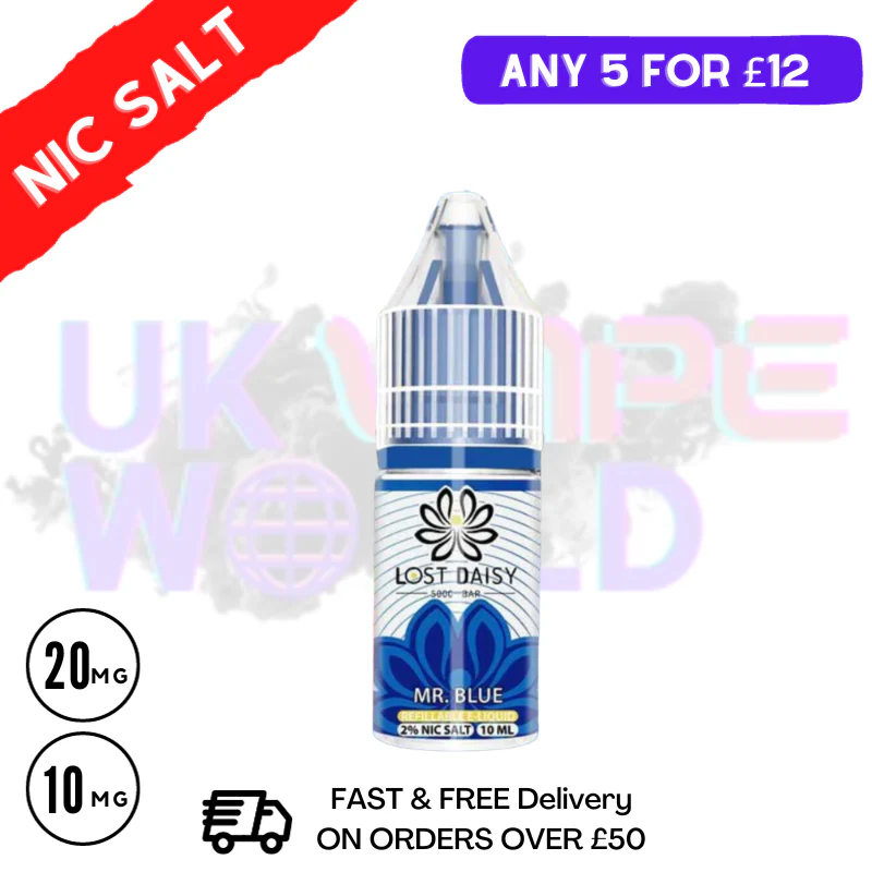 MR Blue LOST Daisy Nic Salt 10ML eLiquid