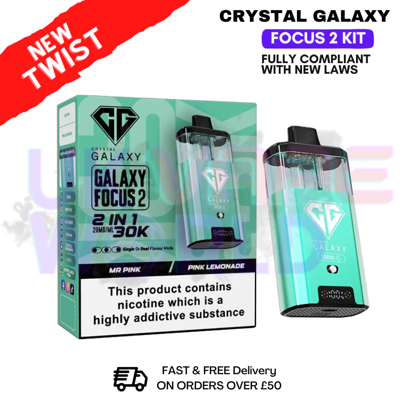 Mr Pink Crystal Galaxy 30K Focus 2 Puff Kit