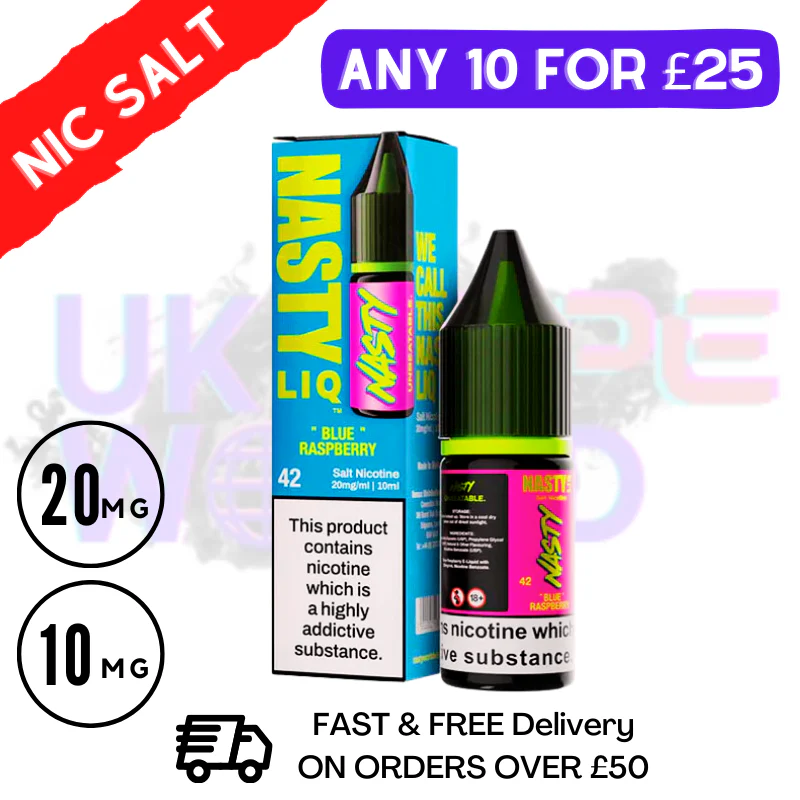 NastyLiq 'Blueberry Raspberry' Nic Salt By Nasty Eliquids