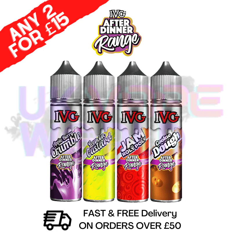 Nutty Custard IVG Shortfill Juice 50ML Eliquid - AFTER DINNER RANGE - Image 2