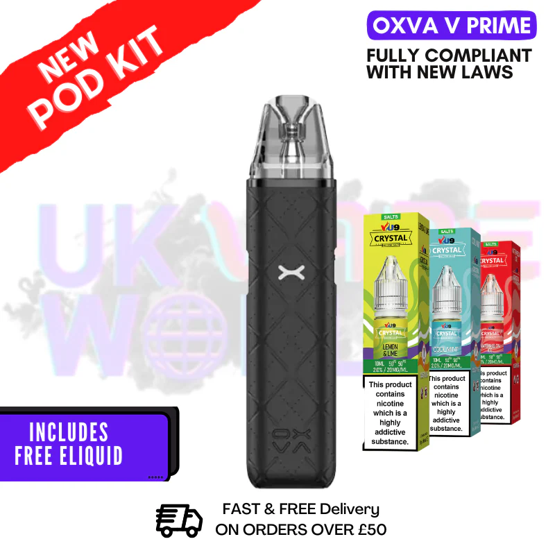 Oxva Xlim GO BLACK Pod Vape Kit | £9.99 + FREE LIQ
