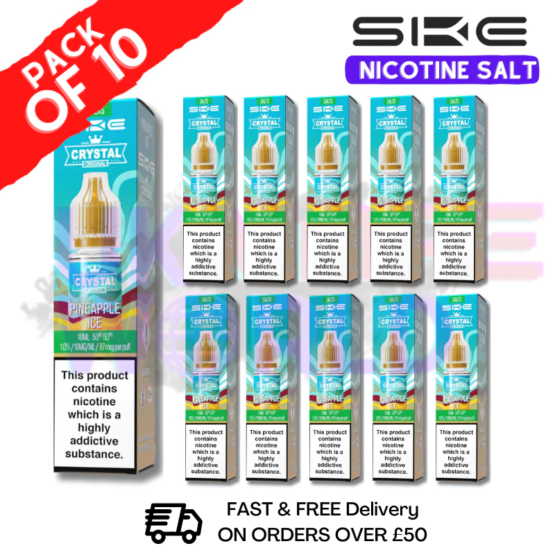Pineapple ICE Crystal SKE Nic Salt Box / Pack Of 10