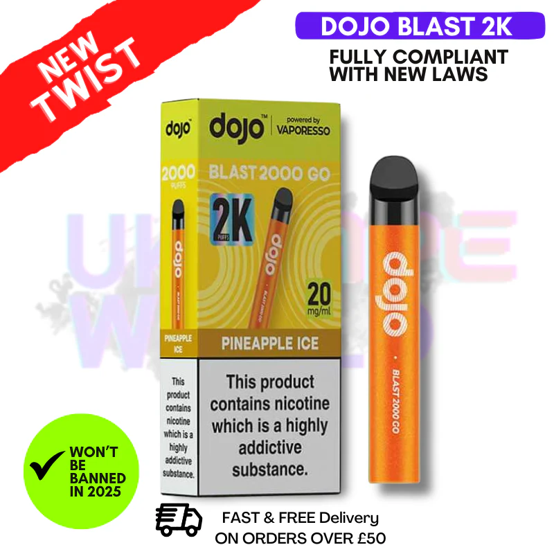 Pineapple Ice Dojo Blast 2000 2K Puff Kit