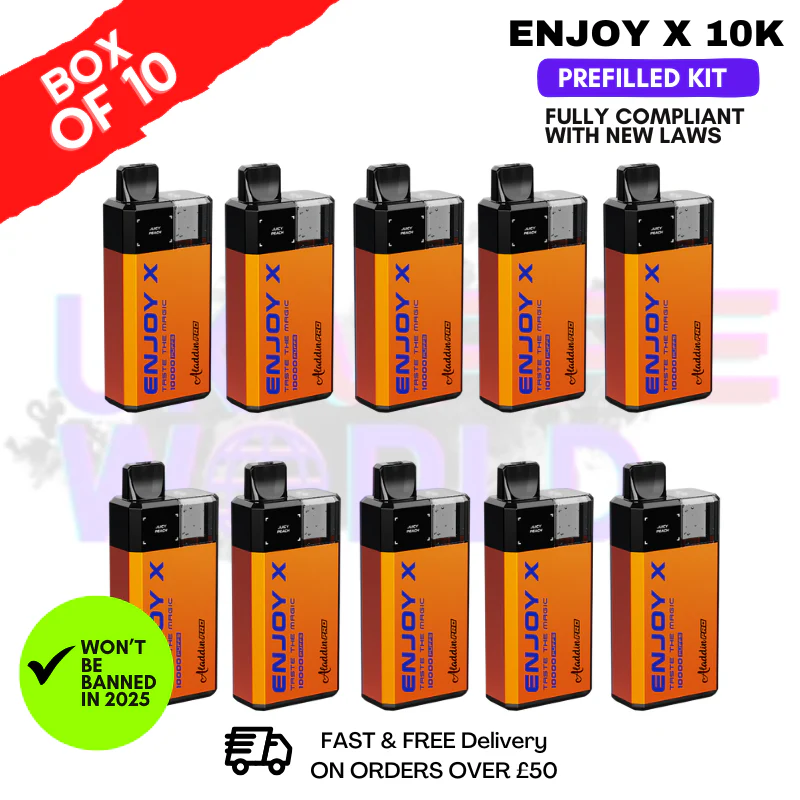 Pineapple ICE Enjox X 10K Puff Prefilled Pod Kits Box Of 10