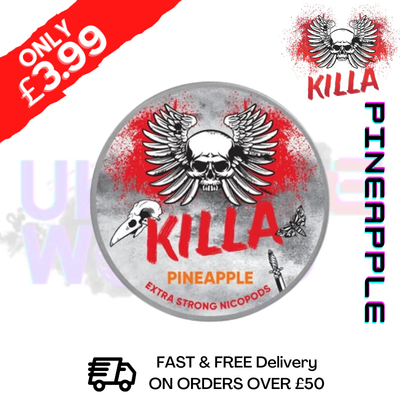 Pineapple Killa Nicotine Pouches NicoPod Nic Pouch (16.5mg)