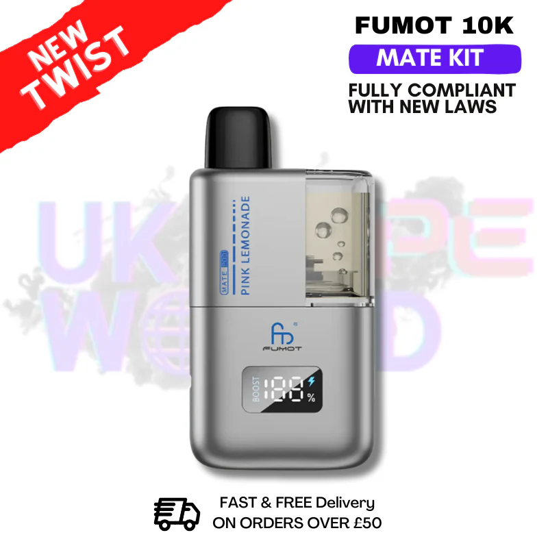 Pink Lemonade Fumot Mate 10K Puff Prefilled Pod Kit