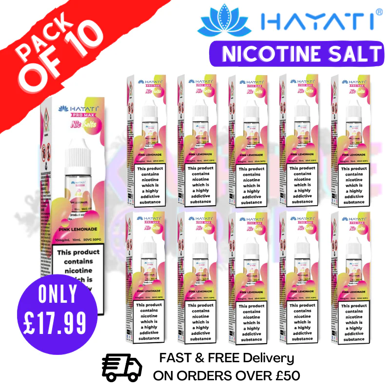 Pink Lemonade Hayati Pro Max Nic Salt Box Of 10