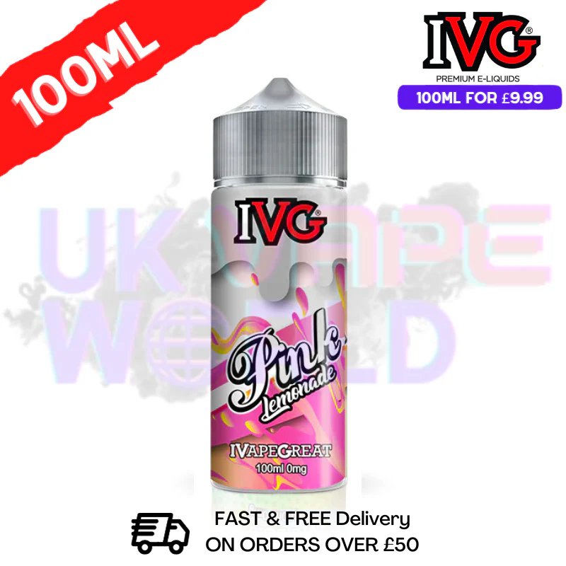 Pink Lemonade IVG Shortfill Juice (NEW) 100ML Eliquid