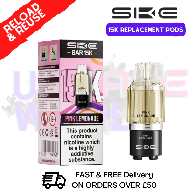 Pink Lemonade SKE 15K Replacement POD - £6.99