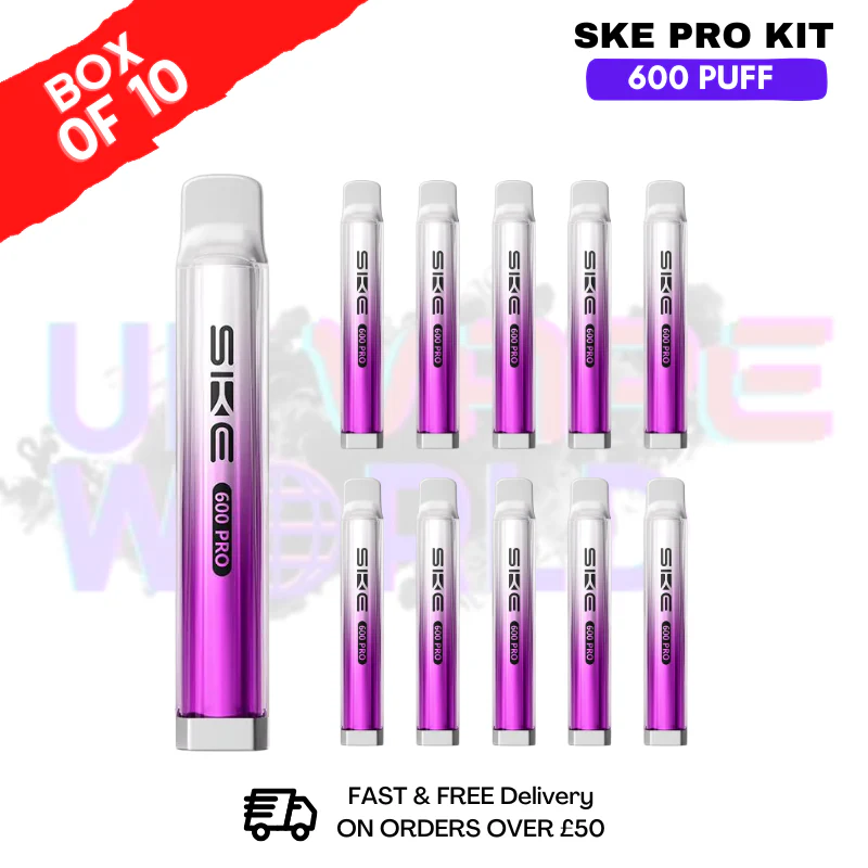 Pink Lemonade SKE Crystal PRO 600 Puff Box Of 10
