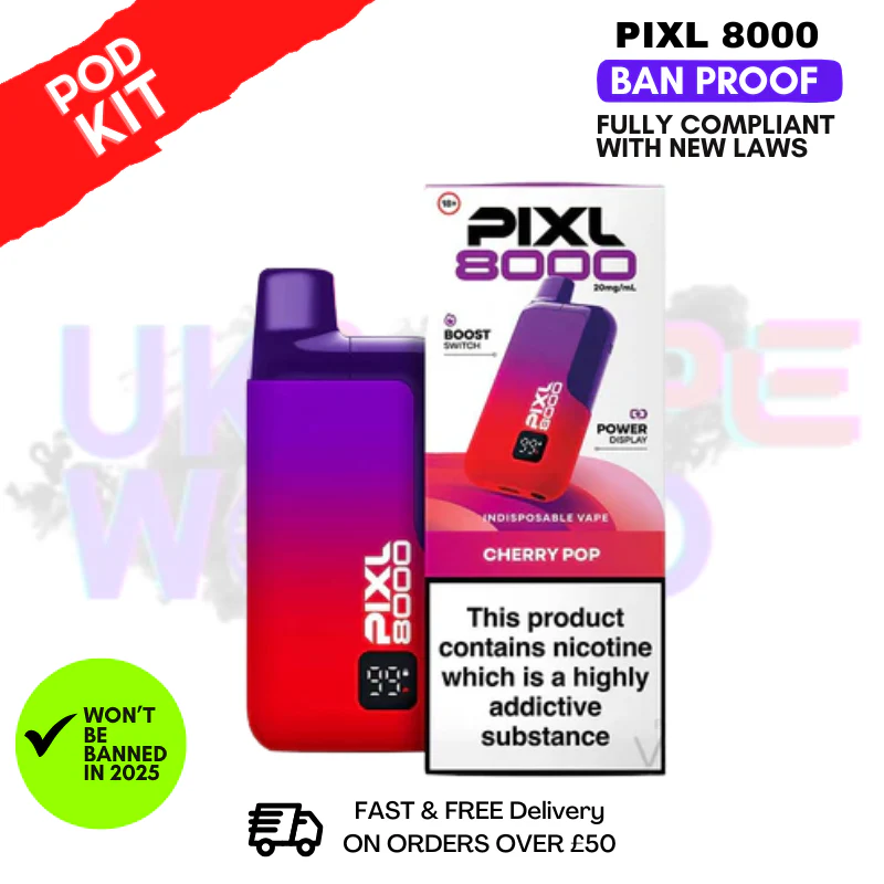 Cherry Ice Pixl 8K 8000 Puff Pod Kit