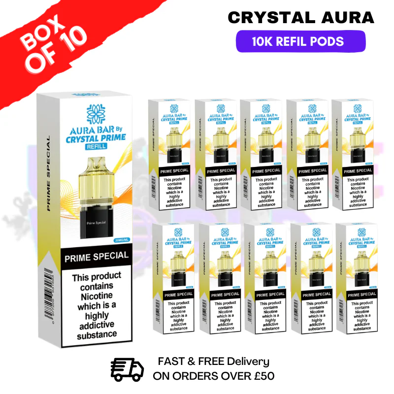 Prime Special Crystal Prime 10K Refil Pods Box Of 10