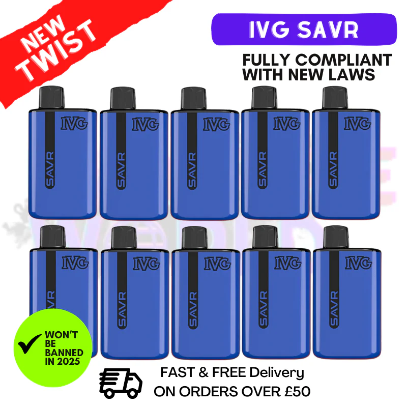 Pro Blue IVG Savr 3K Puff Box Of 10