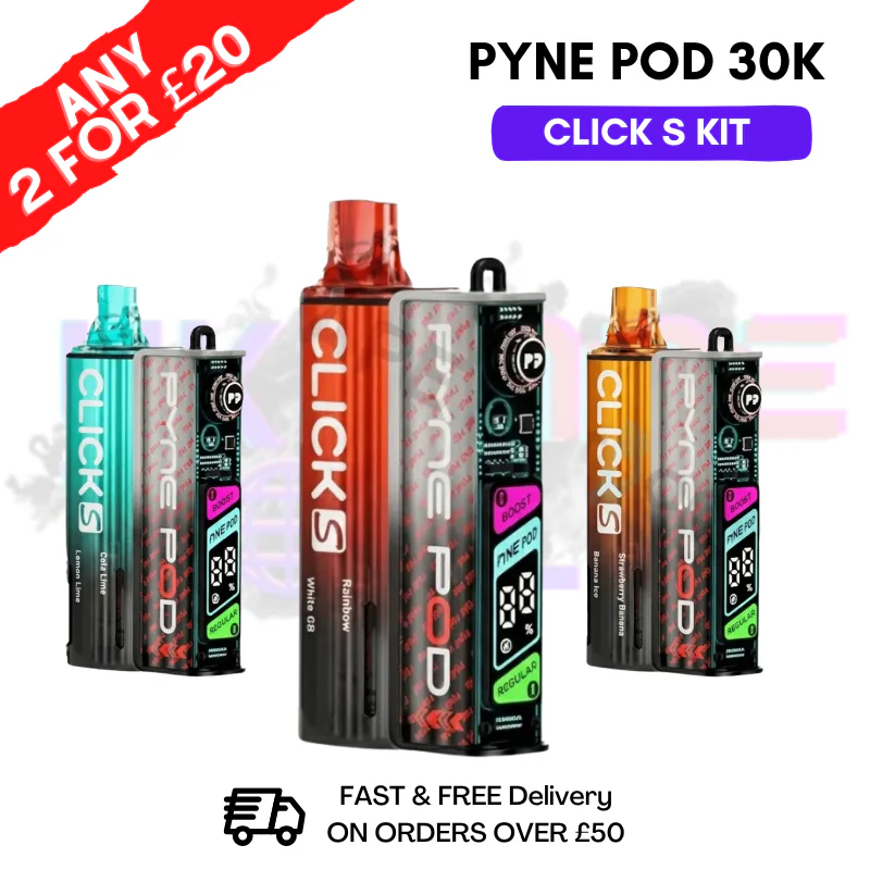 Pyne Pod 30K Click S Prefilled Kit - 2 For £20