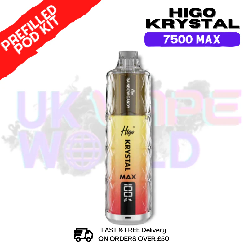 Rainbow Candy Krystal Higo 7500 Max Prefilled Pod Kit