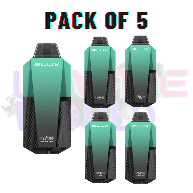 Rainbow Elux CyberOver 6000 Puff 6K Pod Vape Kit - Image 3
