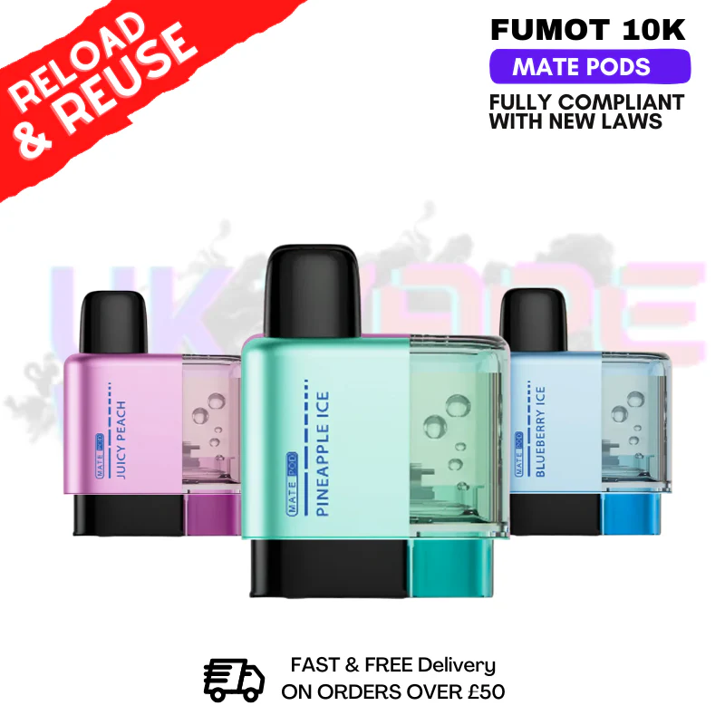 RandM Fumot Mate Puff 10K Replacement Pods - £5.79