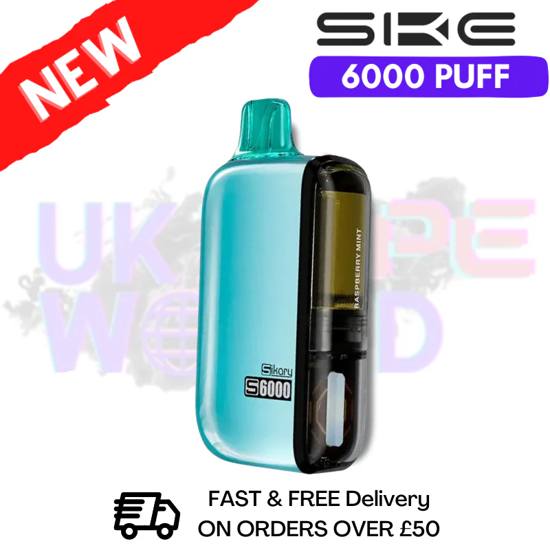 Raspberry Mint SKE SIKARY 6000 PUFF 6K Prefilled Kit