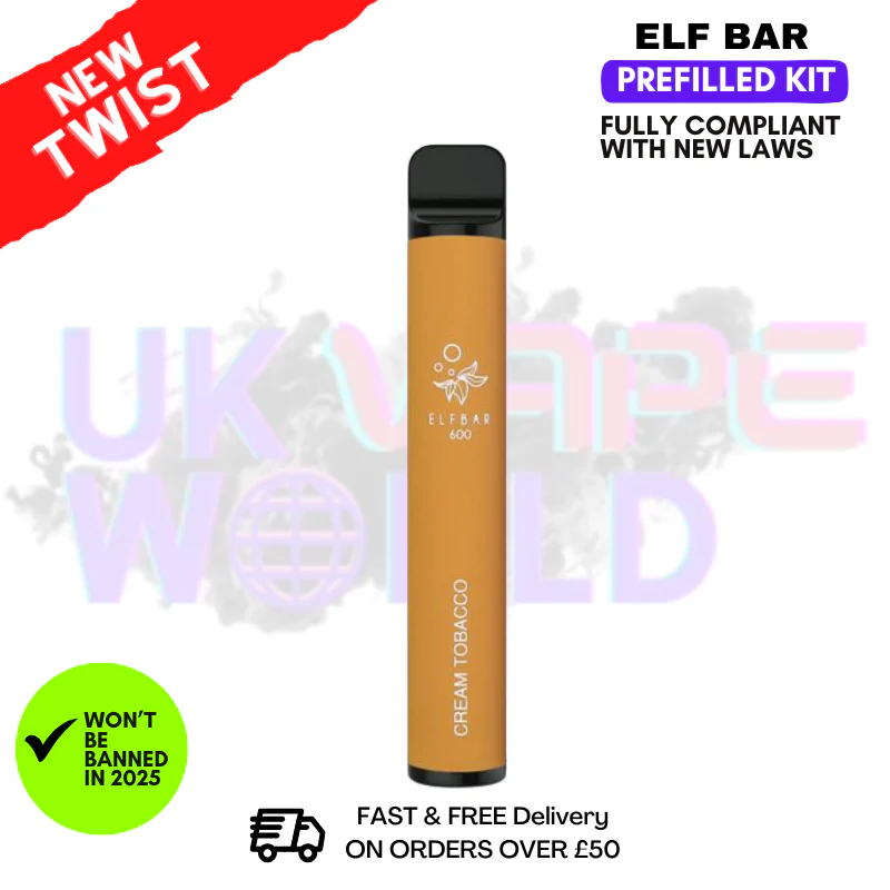 Snow Tobacco Elf Bar EB600 Prefilled Pod Kit
