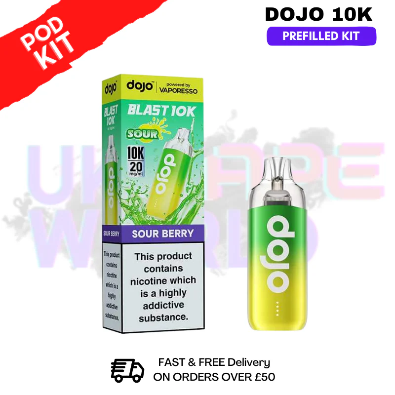 Sour Berry Dojo Blast 10K Puff Prefilled Kit