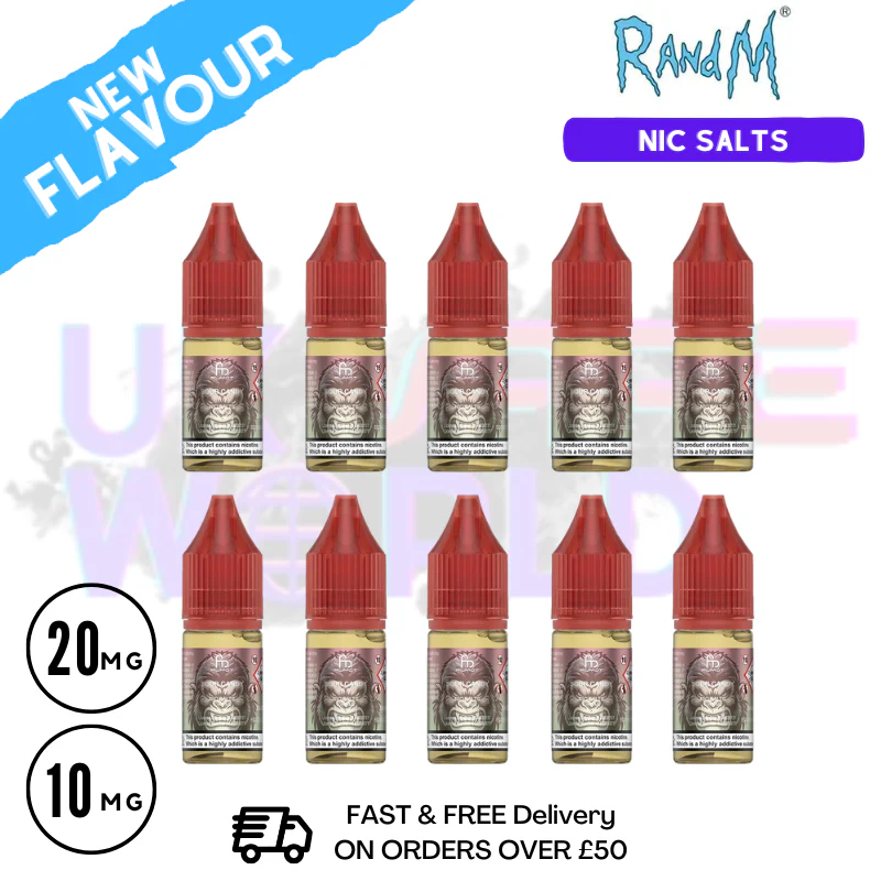 Sour Candy RandM Tornado 7000 Nic Salt BOX OF 10