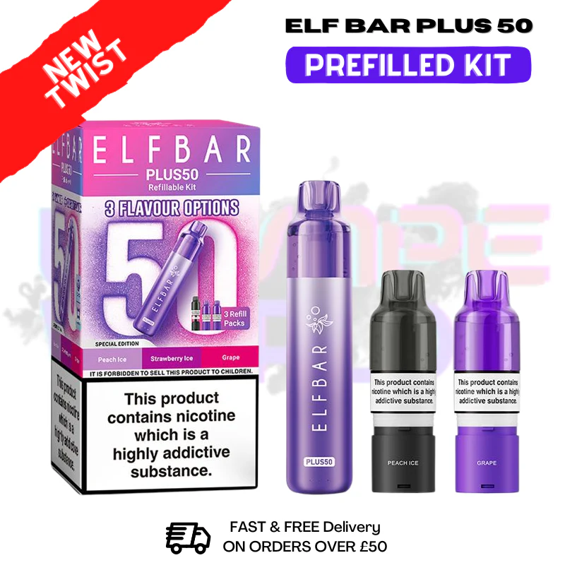 Special Edition Elf Bar 50K Puff Plus Kit - Only £8.99
