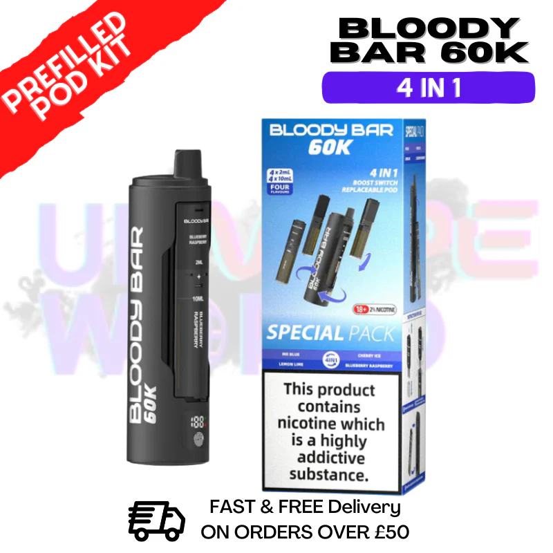 Bloody Bar 60K 4 In 1 Twist Prefilled Pod Kit - Image 8