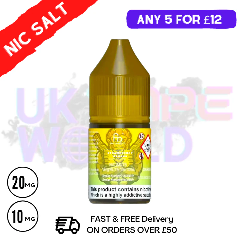 Strawberry Banana - RandM Tornado 7000 Nic Salt 10ML eLiquid