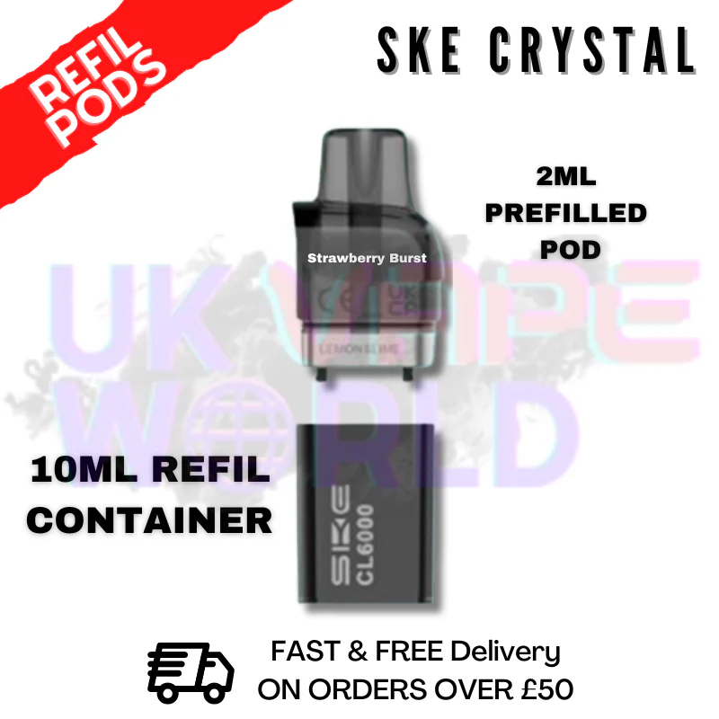 Strawberry Burst SKE CL6000 Replacement Prefilled Pod