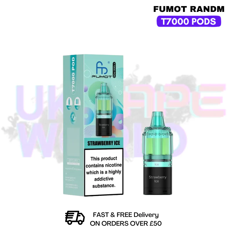 Strawberry ICE Fumot T7000 RandM 7K Replacement Pods
