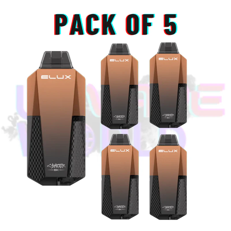 Strawberry Kiwi Elux CyberOver 6000 Puff 6K Pod Vape Kit - Image 3