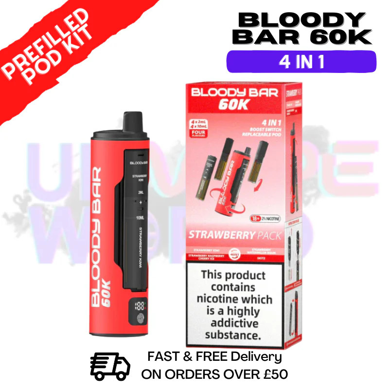 Bloody Bar 60K 4 In 1 Twist Prefilled Pod Kit - Image 7