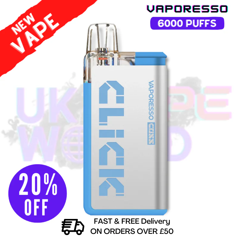 Strawberry Raspberry Cherry Ice Vaporesso 6K Coss Click - ONLY £8.99