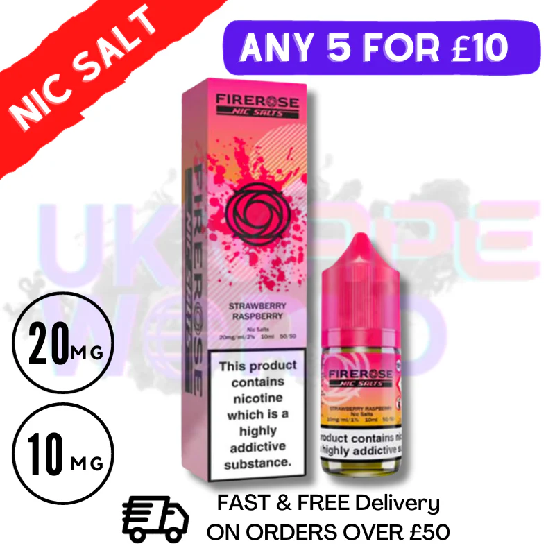 Strawberry Raspberry - Firerose 10ML Nic Salt