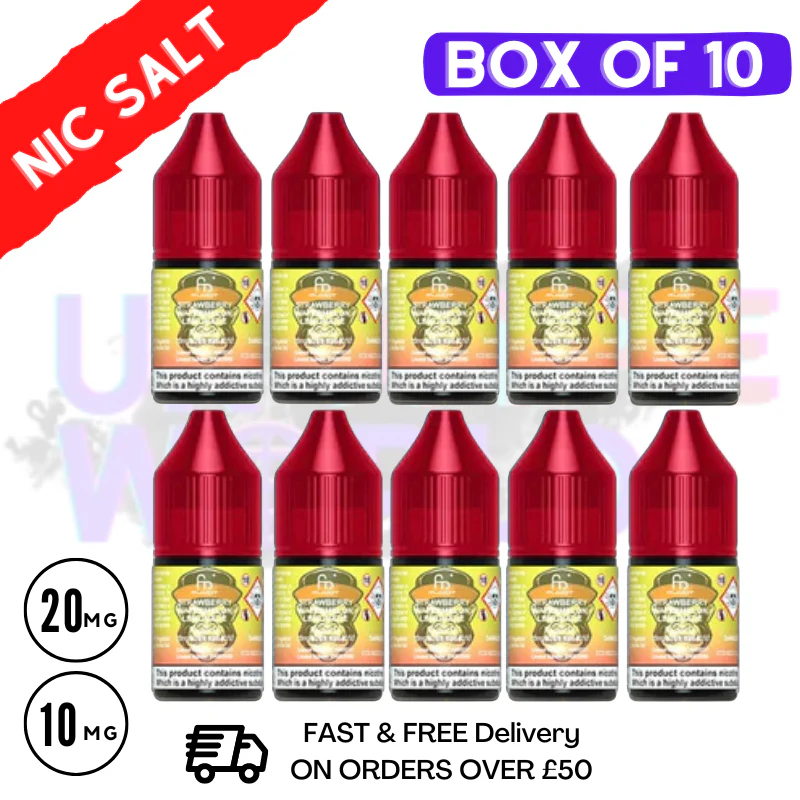 Strawberry Watermelon Lemonade RandM Tornado 7000 Nic Salt BOX OF 10