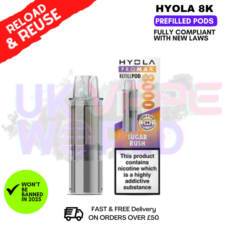 Sugar Rush Hyola Pro Max 8000 Replacement Pod