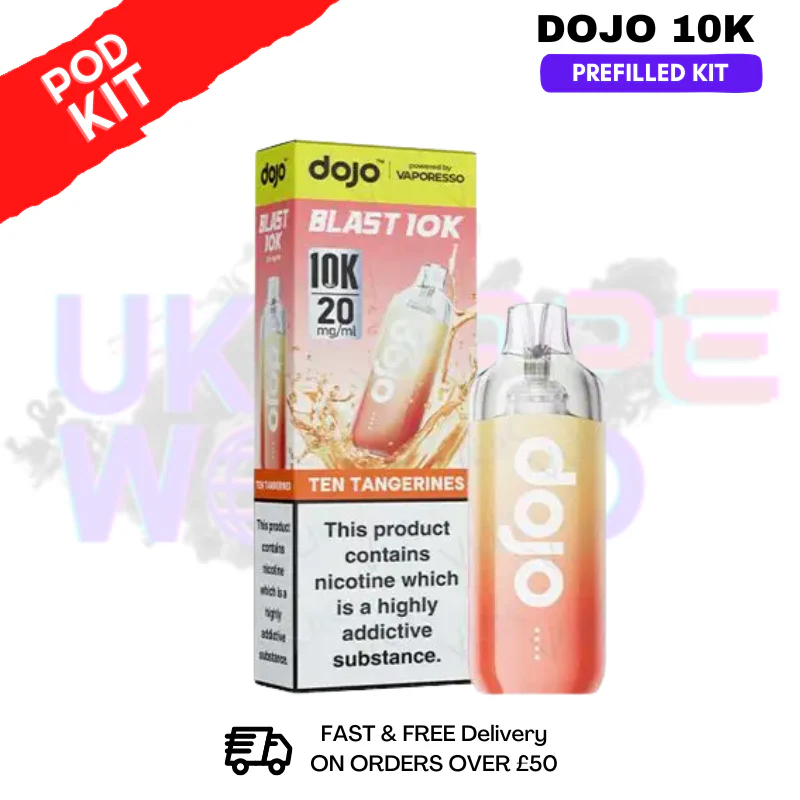 Ten Tangerines Dojo Blast 10K Puff Prefilled Kit
