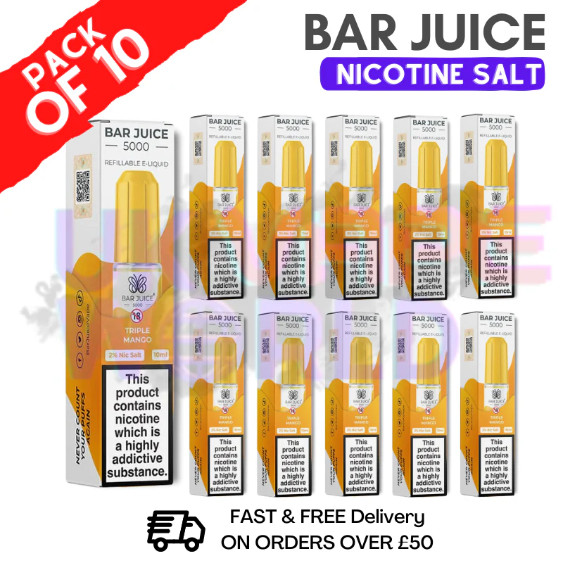 Triple Mango Bar Juice 5000 Nic Salt | Box of 10 | ONLY £13.99